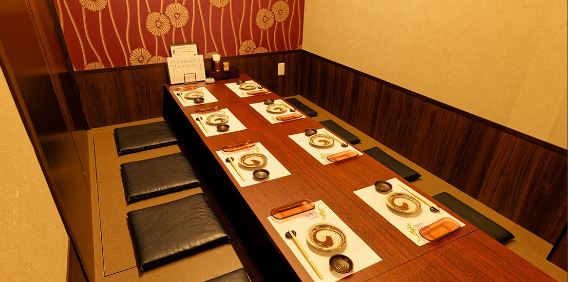 掘りごたつ個室