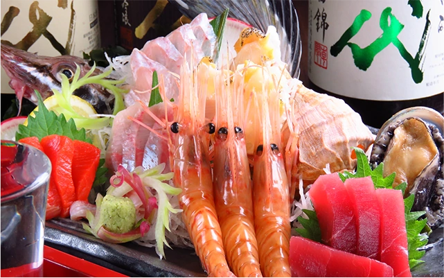 旬のお刺身盛り合わせ